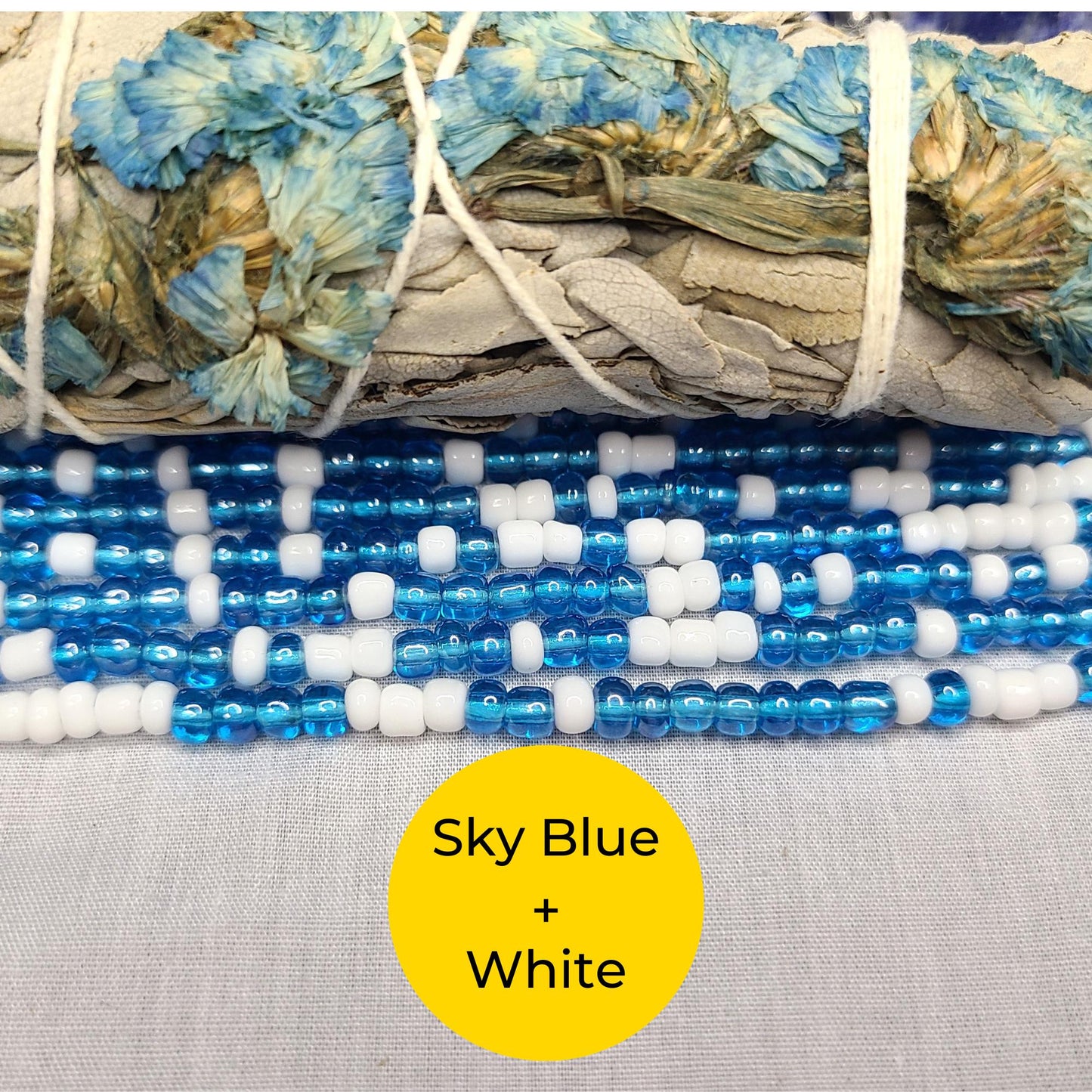 Trust the Process Tie-On Waist Beads  Faith, Stability & Prosperity