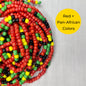 Afrocentric Tie-On Waist Beads  Heritage, Strength & Unity