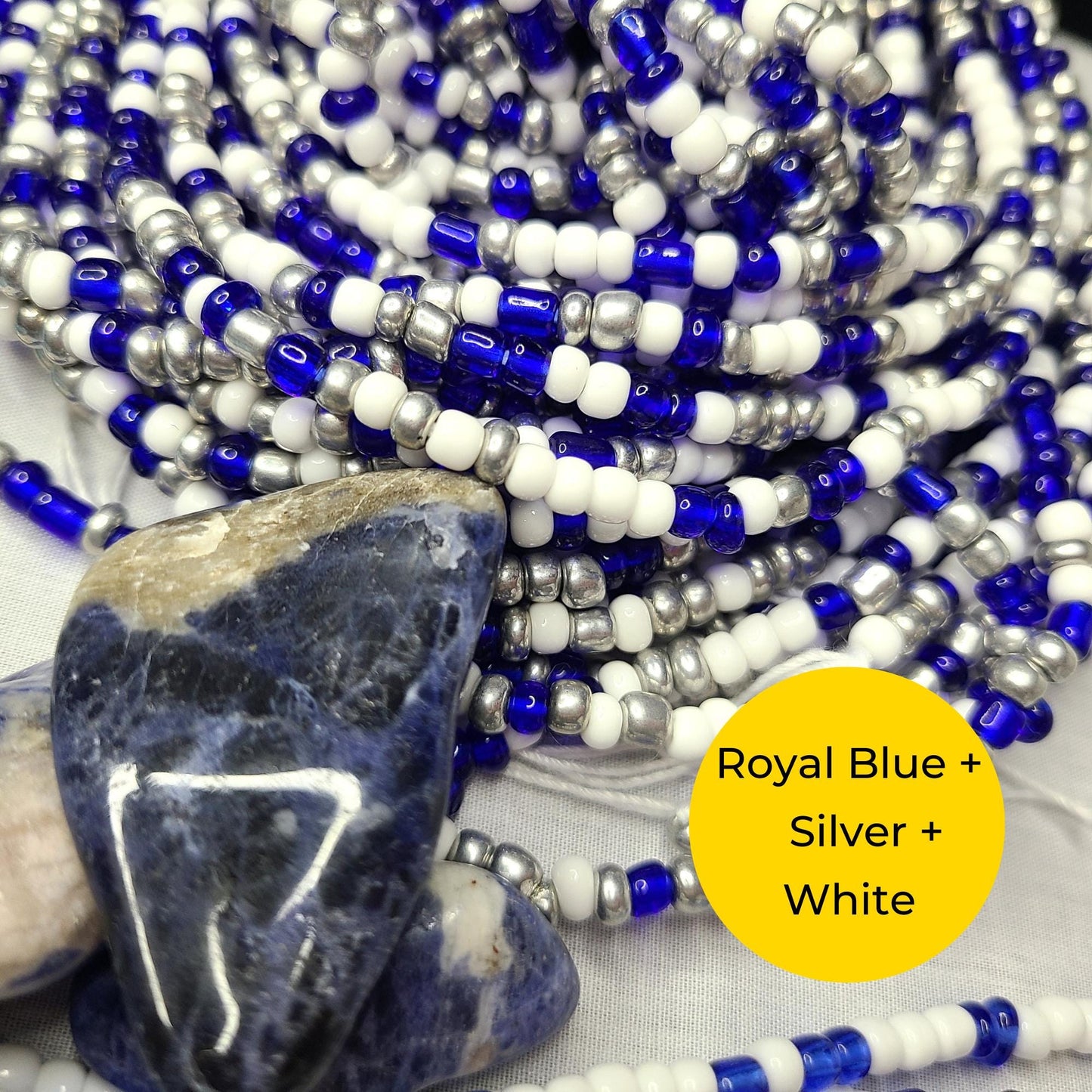Trust the Process Tie-On Waist Beads  Faith, Stability & Prosperity
