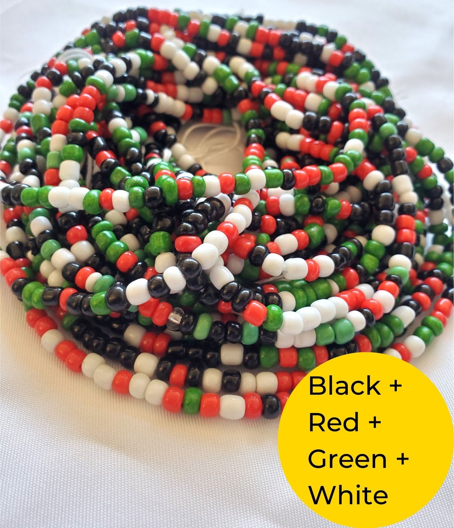 Black Pride & Pan-African Tie-On African Waist Beads