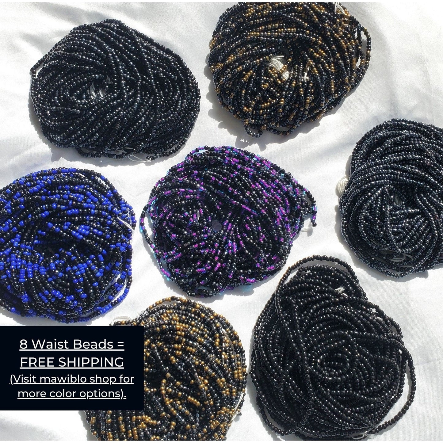 Protection Tie-On African Waist Bead